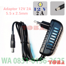 ADAPTOR DC 12V 2A COLOKAN 5.5 X 2.5 MM - ADP-12V-2A5525