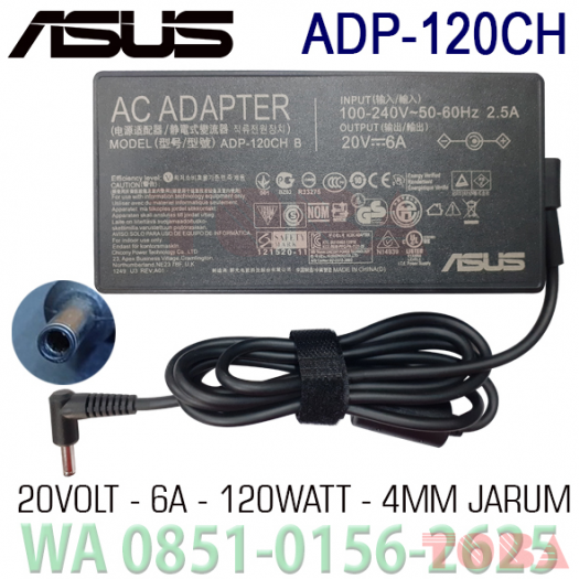 ADAPTOR NB ASUS VIVO BOOK 20V 6A 120A 4MM JARUM - ADP-AS2-0V6AJR