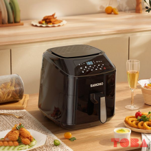 AIR FRYER SAMONO SW-AFBE08 8L 1200WATT HITAM - AFR-SSW-AFBE08