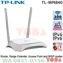 AKSES POINT TOUTER TP-LINK WR840N 300 MBPS - WRT-TTL-WR840N