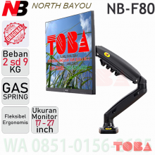 BREKET MONITOR 17 - 27 INCH  PADA MEJA - NB-F80 - SISTEM GAS DAN PEGAS - BRC-NBY-NBF800