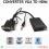 CONVERTER KABEL HDMI TO VGA + AUDIA OUT - CON-KBL-VGHDMi - CON-KBL-VGHDMi