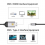CONVERTER USB 3.1 TYPE C TO HDMI 4K  60HZ + EXT - CON-THU-TCTHDM