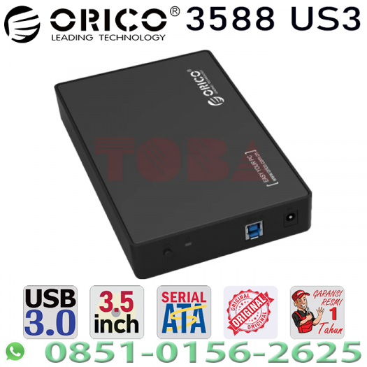 ENCLOSURE ORICO 3588 US3 3.5 INCH SATA USB 3.0 - ENC-OR3-588US3