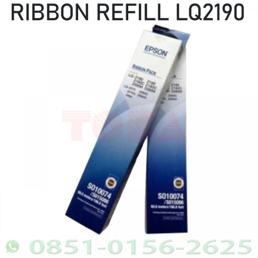 EPSON RIBBON REFILL LQ2190 2180 2090 ORIGINAL S010062 S010074 - REF-EPS-LQ2190