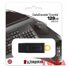 FLASHDISK KINGSTON EXODIA DTX 128GB USB 3.2 - FDK-KGS-128DTX