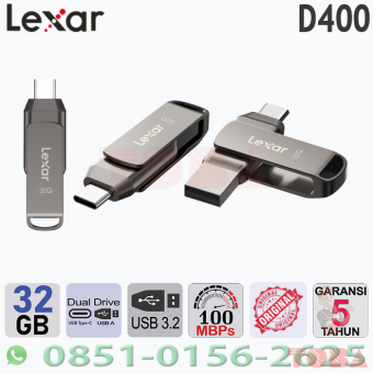 FLASHDISK LEXAR JUMPDRIVE D400 32 GB USB 3.2 - FDD-LXR-32D400