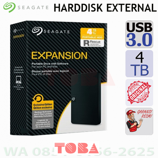 HARDDISK EKSTERNAL SEAGATE EXPANSION 4 TB 1D6AM6-570 2.5 INCH - HDE-SGT-4TBEXP