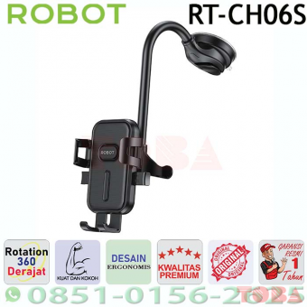 HOLDER HANPHONE PADA MOBIL ROBOT RT-CH06S - HITAM - HLD-HPR-TCH06S