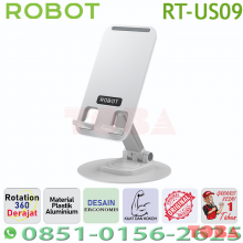 HOLDER PHONE STAND ROBOT RT-US09 360derajat ROTATABLE WHITE - SHP-RBR-TUS09W