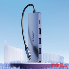 HUB USB TYPE C ROBOT HT255S 5IN1 TYPE C HDMI USB 3.0 - HUC-RBT-HT255S