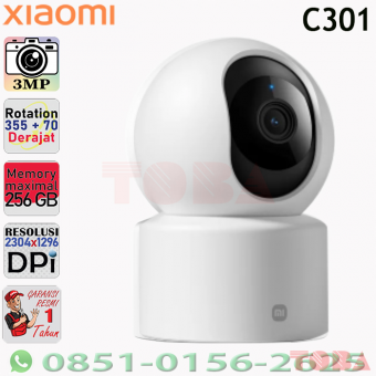 IPCAM XIAOMI C301 MBC23 3MP PTZ WHITE INDOOR - XSC-PTZ-C3013M