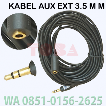 KABEL AUDIO 3.5 MM PERPANJANGAN MALE TO FEMALE 10 METER - KBL-AEX-MFM10M