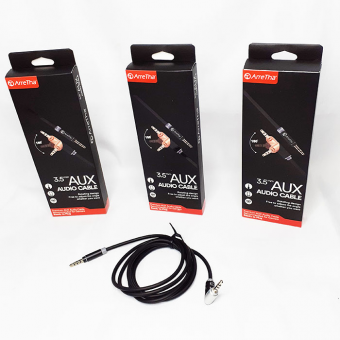 KABEL AUDIO ARRETHA 3.5MM TO 3.5 MM STEREO 180 DERAJAT - AUX-ART-180*35 - AUX-ART-180*35
