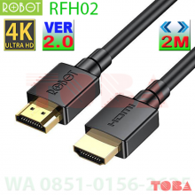 KABEL HDMI 4K UHD ROBOT RFH02 VER 2.0 - 2 METER - KHD-RBT-2RFH02