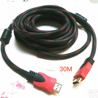 KABEL HDMI TO HDMI V1.4 FULL HD 30 METER BULAT - KBL-OEM-HDMI30