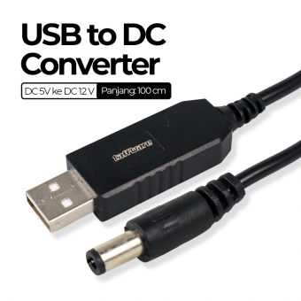 KABEL USB POWER STEP UP 5 VOLT DC TO 12V DC - CON-USB-5V212V
