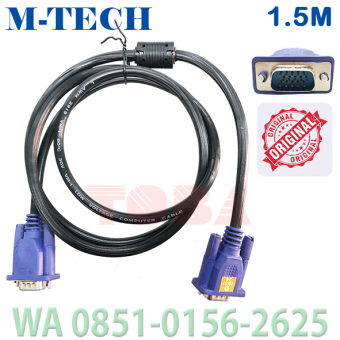 KABEL VGA M-TECH 1.5 METER - KBL-MTC-VGASTD
