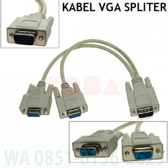 KABEL VGA SPLITER 15DB TO 2X 15DB - SPL-VGA-1MT2FM