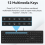 KEYBOARD PHILIPS SPK6208 BLACK MULTIMEDIA KABEL - KBU-PHS-PK6208