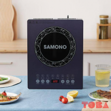 KOMPOR LISTRIK INDUKSI SAMONO WS-04 100-600 WATT TOUCH PANEL - HITAM  - SMN-KPi-WS04P6