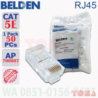 KONEKTOR RJ45 BELDEN CAT5E AP700007 ASLI PER PCS - CUT-BLD-RJ45C5