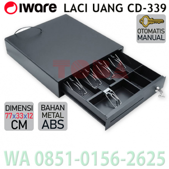 LACI UANG CASH DRAWER IWARE CD-339 - CDW-IWR-CD339B