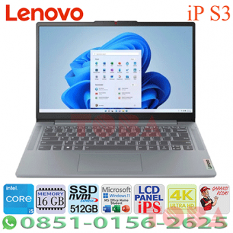 LAPTOP LENOVO IP S3 0CVID i5-13420H/16GB/512GB WIN11 14inch WUXGA GREY - NBL-iS3-CViDi5