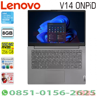 LAPTOP LENOVO iP1 06ViD N4500 MEMORY 8GB SSD 256 GB - WIN11 + OHS - 14 INCH + GREY - NBL-iP1-6GiD45