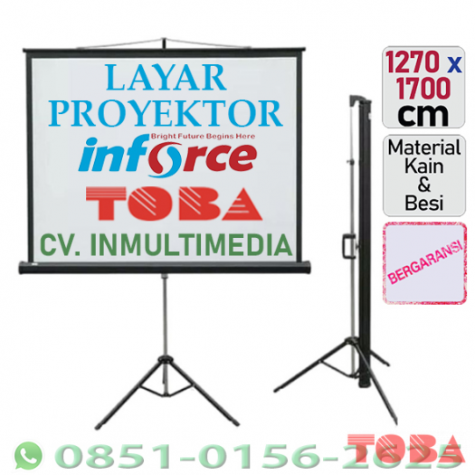 LAYAR TRIPOT INFORCE 84 INCH 1270 X 1700 CM 4:3 - LYR-INF-T844:3