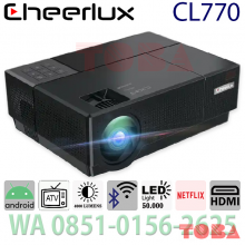 LCD PROYEKTOR CHEELUX CL770 4000 ANSI ANDROID BLUETOOTH - PRY-CHE-CL770A