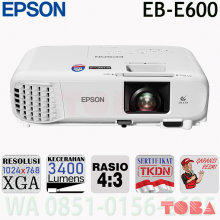 LCD PROYEKTOR EPSON EB-E600 XGA 3400 ANSI LUMEN  - TKDN - PRY-EPS-EBE600