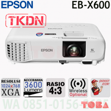 LCD PROYEKTOR EPSON EB-X600 XGA 3600 ANSI LUMEN  - TKDN