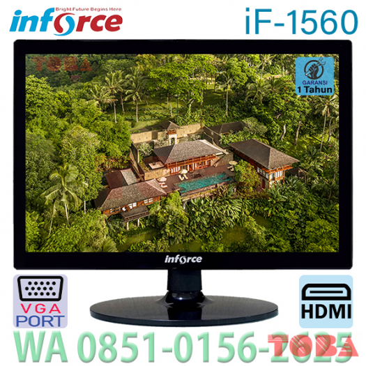 LED MONITOR INFORCE 1560MW HDMI 15.6 INCH - MON-INF-1560MW
