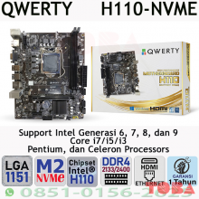 MAINBOARD QUERTY H110 NMVE LGA1151 - MNB-QWE-H110NV