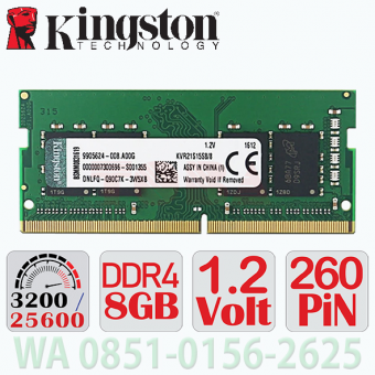 MEMORY SODIMM KINGSTON DDR4 8GB PC21300 1.2V - SDM-KGS-D48213