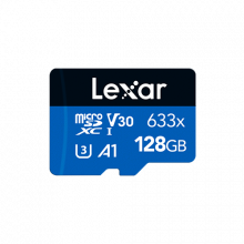 MICRO SD CARD LEXAR 128GB 633X UHS-I C10 - 100MBPS - NON ADAPTER - MSL-128-633100