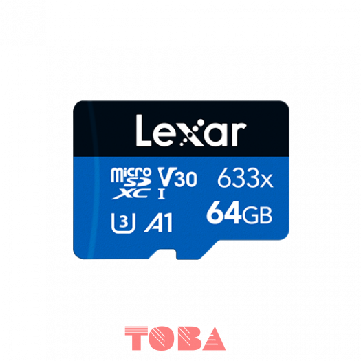MICRO SD CARD LEXAR 64GB 633X UHS-I C10 - 100MBPS - NON ADAPTER - MSL-64G-633100