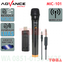 MICROPHONE WIRELESS ADVANCE MIC-101 - MiC-ADV-MiC101