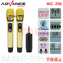 MICROPHONE WIRELESS ADVANCE MIC-206 - MiC-ADV-MIC206