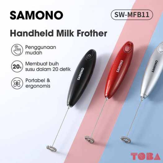 MILK FROTHER SAMONO SW-MFB11 - HITAM  - MFS-MSW-MFB11B