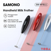 MILK FROTHER SAMONO SW-MFB11 - HITAM  - MFS-MSW-MFB11B