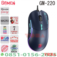 MOUSE GAMING GAMEN GM220 7200 DPi Blue - MKG-GMN-GM220B