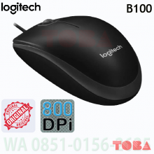 MOUSE LOGITECH B100 USB - MSU-LOG-B100BK