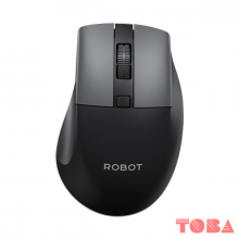 MOUSE ROBOT M355 WIRELESS 2.4G + BLUETOOTH 5.0 MULTI DEVICE SILENT KLIK - HITAM - MBW-RBR-M355SB