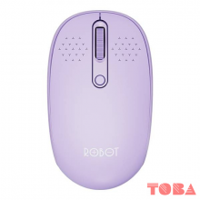 MOUSE ROBOT M360 SILENT BLUETOOTH 5.0 + WIFI 2.4G - PURPLE  - MBW-RBT-M360MP