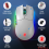MOUSE WIRELESS GAMING GAMEN GM210W 1600DPi RECHARGE - BLACK - MWG-GMN-GM210W