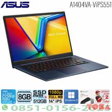 NOTEBOOK ASUS A1404VA-VIPS551 i5-1335U/8GB/SSD 512GB WIN11 + OHS 14inch FHD QUIET BLUE - 140-4VA-iPS551