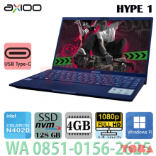 NOTEBOOK AXIOO HYPE 1 INTEL N4020 MEMORY 4GB FHD14 INCH GREY - NBA-MH1-9P0ETG