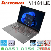 NOTEBOOK LENOVO V14 G4 RiU LJiD iNTEL CORE i3-1315U - 8GB - SSD 512GB - WIN11 + OHS - 14 INCH FHD - GREY - NVL-V14-LJiD8G